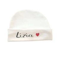 bonnet naissance pour bébé blanc