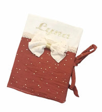 protège carnet de santé personnalisé en gaze de coton