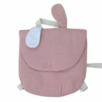 Sac à dos maternelle Personnalisé gaz de conton vieux rose