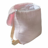 Sac à dos maternelle personnalisé Rose Oreille de lapin gaz de coton