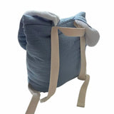 Sac à dos maternelle Personnalisé bleu en gaz de coton