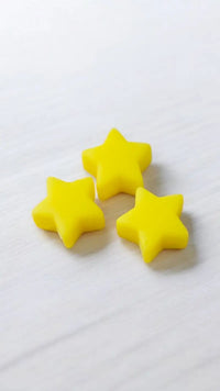 Perle silicone étoile 12 mm pour créations DIY