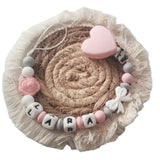 Kit attache tétine DIY avec perles & clip personnalisés