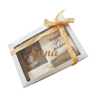 Coffret serviette personnalisé duo de serviette adulte