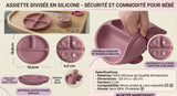 Set Repas Bébé en Silicone (8 Pièces)