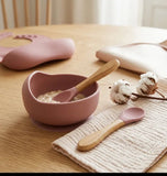 Set Repas Bébé en Silicone (8 Pièces)