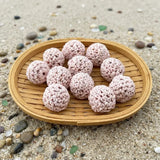 Perle crochet 16 mm- création attache tétine- hochet - collier