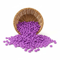 Perle Lentille Silicone 12 mm Violet - Séparateur Attache Tétine Bébé