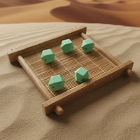 Perle hexagonal en silicone alimentaire de 14mm pour confection attache tétine, création et grossiste de couleur menthe