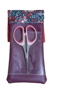 Pochette Infirmière Personnalisée liberty rouge