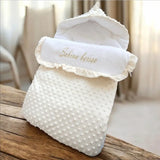 Nid d'ange cosy personnalisé prénom - Créme