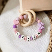anneau de dentition pour bébé de couleur lilas