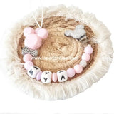 Attache tétine personnalisé disney mickey rose