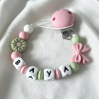attache tetine sans anneau blush sauge