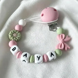 attache tetine sans anneau blush sauge