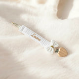 Attache Tétine Personnalisée en Gaze de Coton | Clips Bois ou Silicone