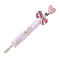 attache tetine couture tissu en gaze de coton tissu liberty