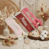 Attache Tétine Tissu Personnalisée – Gaze de Coton Tendance et Douceur Unique 🏷️