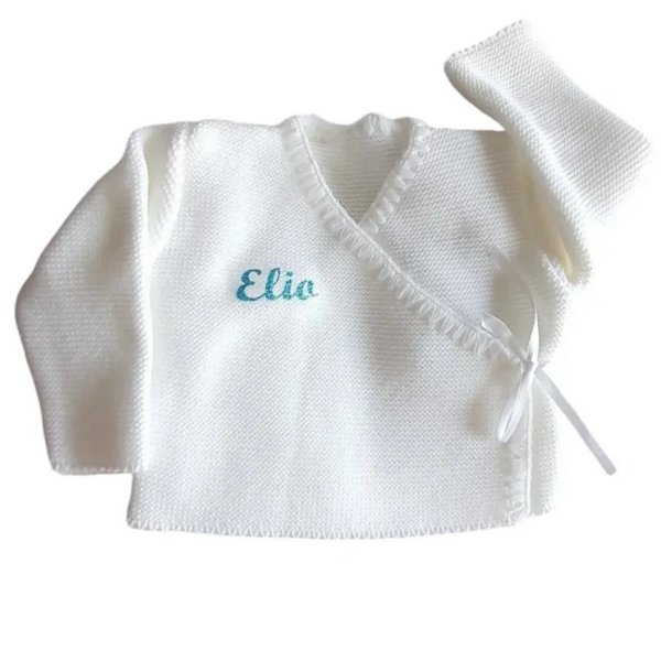 brassière bébé laine pour naissance personnalis