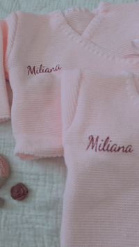 brassière en laine personnalisée pour bébé de la naissance à 3 mois