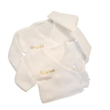 brassière bébé laine personnalisée naissance 