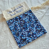 cadeau maitresse fin d'année cahier d'appel liberty bleu personnalisé