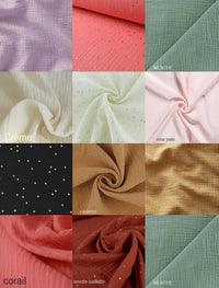 Attache Tétine Tissu Personnalisée – Gaze de Coton Tendance et Douceur Unique 🏷️