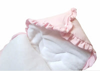 Nid d'Ange Bébé Personnalisé en Gaze de Coton Rose Clair – 0 à 6 mois