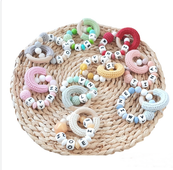Hochets Anneaux de dentition crochet personnalisé