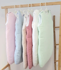 Gigoteuse Gaze de Coton Blanche 0-6 Mois : L'Élégance de la Pureté et du Cocon Sécurisé 🤍