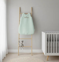 Gigoteuse Gaze de Coton Vert Menthe 0-6 Mois : Le Cocon Tendance et Naturel 🌿