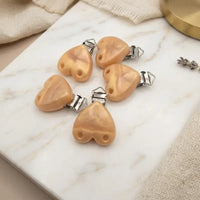 clips coeur silicone or pince fournisseur attache tetine