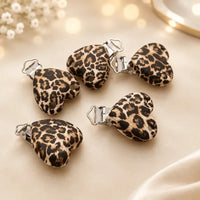 pince clip coeur léopard tigresse fournisseur attache tetine 