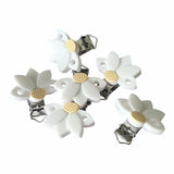 clip pince accroche fleur orchidee  blanc fournisseur attache tetine 