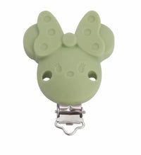 clip pince minnie kaki pour confection attache tétine 
