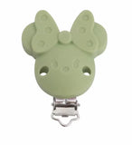 clip pince minnie kaki pour confection attache tétine 