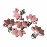 clip pince accroche fleur orchidee rose the fournisseur attache tetine 