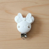Clip Silicone Minnie 55mm avec Aération - couleur blanc