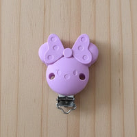 Clip Silicone Minnie 55mm avec Aération - couleur lilas