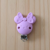 Clip Silicone Minnie 55mm avec Aération - couleur lilas