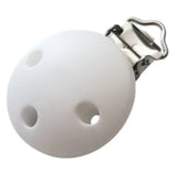 clips pince pour attache tétine de couleur blanc 