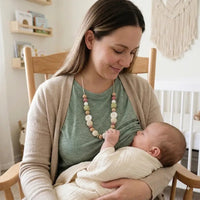 collier d'allaitement bohème distraction sensoriel