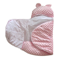 nid d'ange emmaillotage rose en minnky