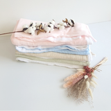 couverture bébé naissance en plaire et gaz de coton personnalisée
