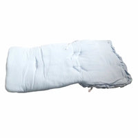 dos du Nid d'Ange Bébé Personnalisé en Gaze de Coton Bleu Clair – 0 à 6 mois