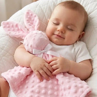 doudou sans visage minky rose personnalisé