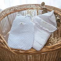 ensemble nid d'ange et gigoteuse personnalisé idée coffret cadeaux naissance 
