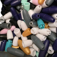 fermoir plastique pour cordon et collier plusieurs couleur ouvert et fermer