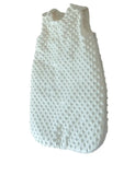 gigoteuse en minky crème pour bébé personnalisé