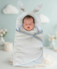 Gigoteuse d'Emmaillotage 2-en-1 Sablé en Gaze de Coton : Le Confort Personnalisé